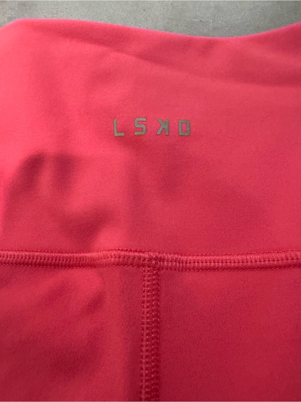 LSKD fusion Women's High-Rise Pink Shorts - Picture 4 of 7
